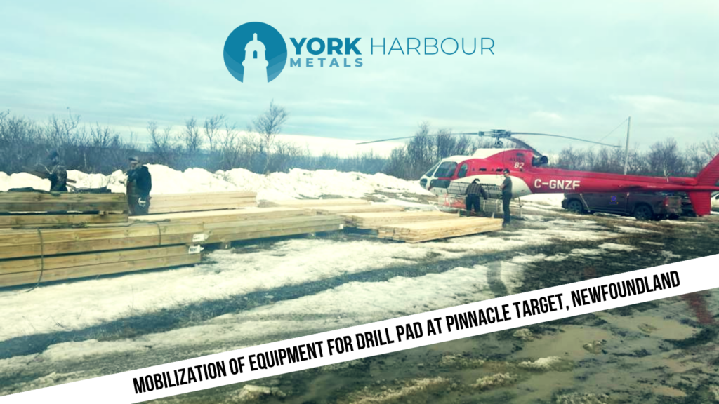 YORK Photo of Drill Pad Equipment 3 York Harbour Metals Announces Start Of First-Ever Drilling At Pinnacle Target, Newfoundland